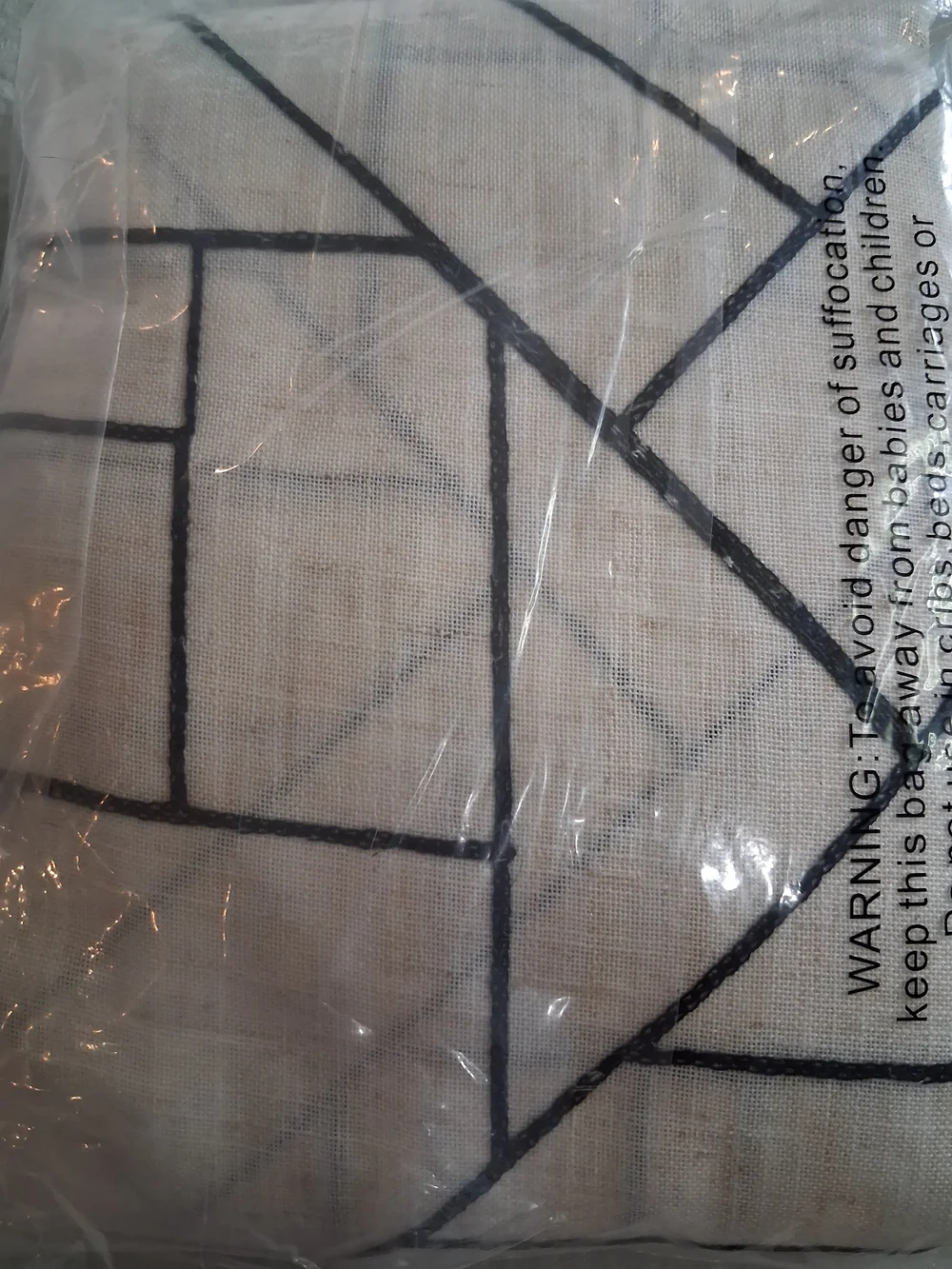 Archaeo Lichtenberg Geometric Panel Curtain